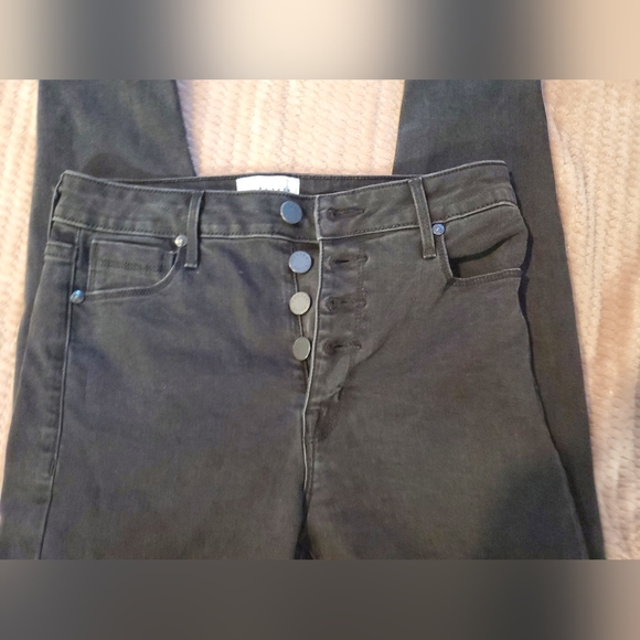 PARKER SMITH size 30 black button up skinny jeans - Picture 4 of 9
